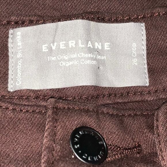 Everlane dark brown Original Cheeky Crop jeans size 26 - Picture 5 of 6